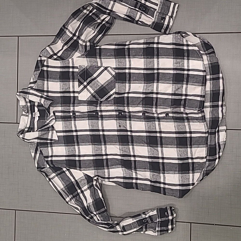 Plaid Flannel Shirt Medium
